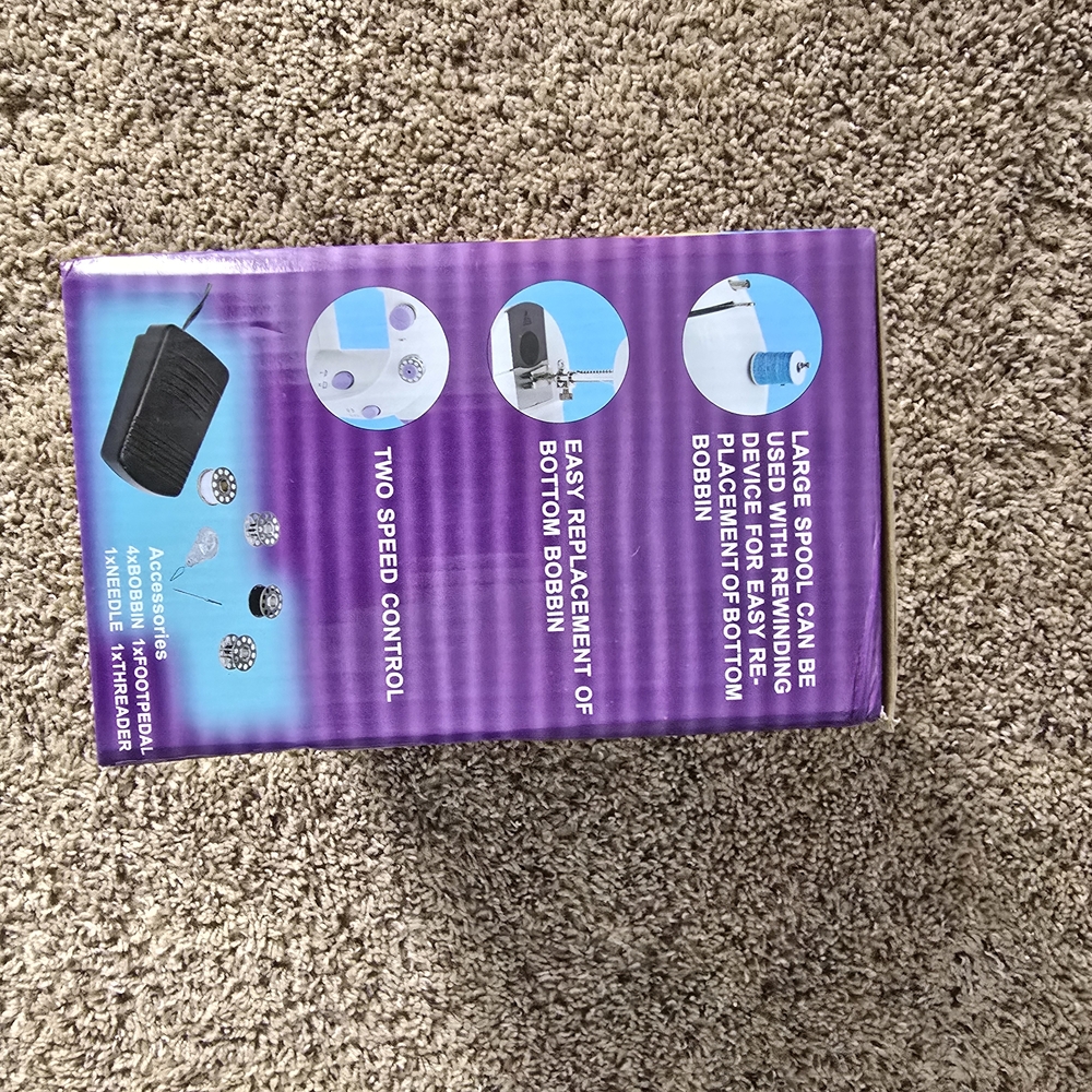 Mini Sewing Machine with Double Threads - Picture 2 of 3